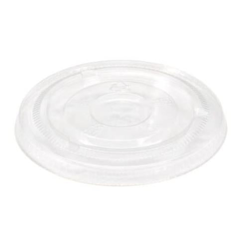 CLEAR 32oz FLAT LID WITH HOLE