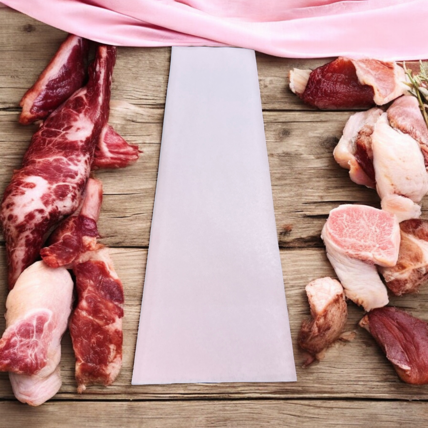 STEAK PAPER PINK 8"X 30"