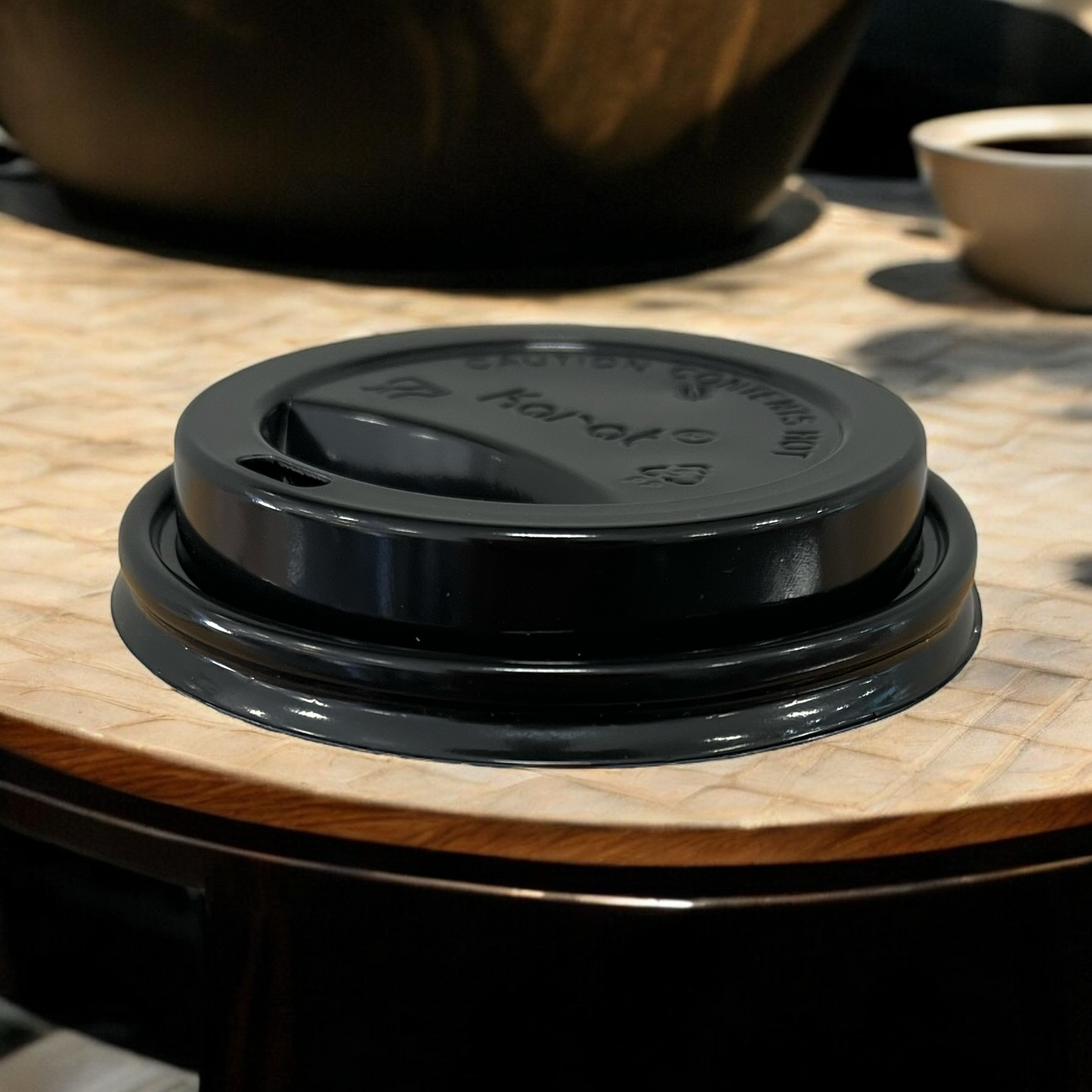 HOT CUP SIPPER LID BLACK