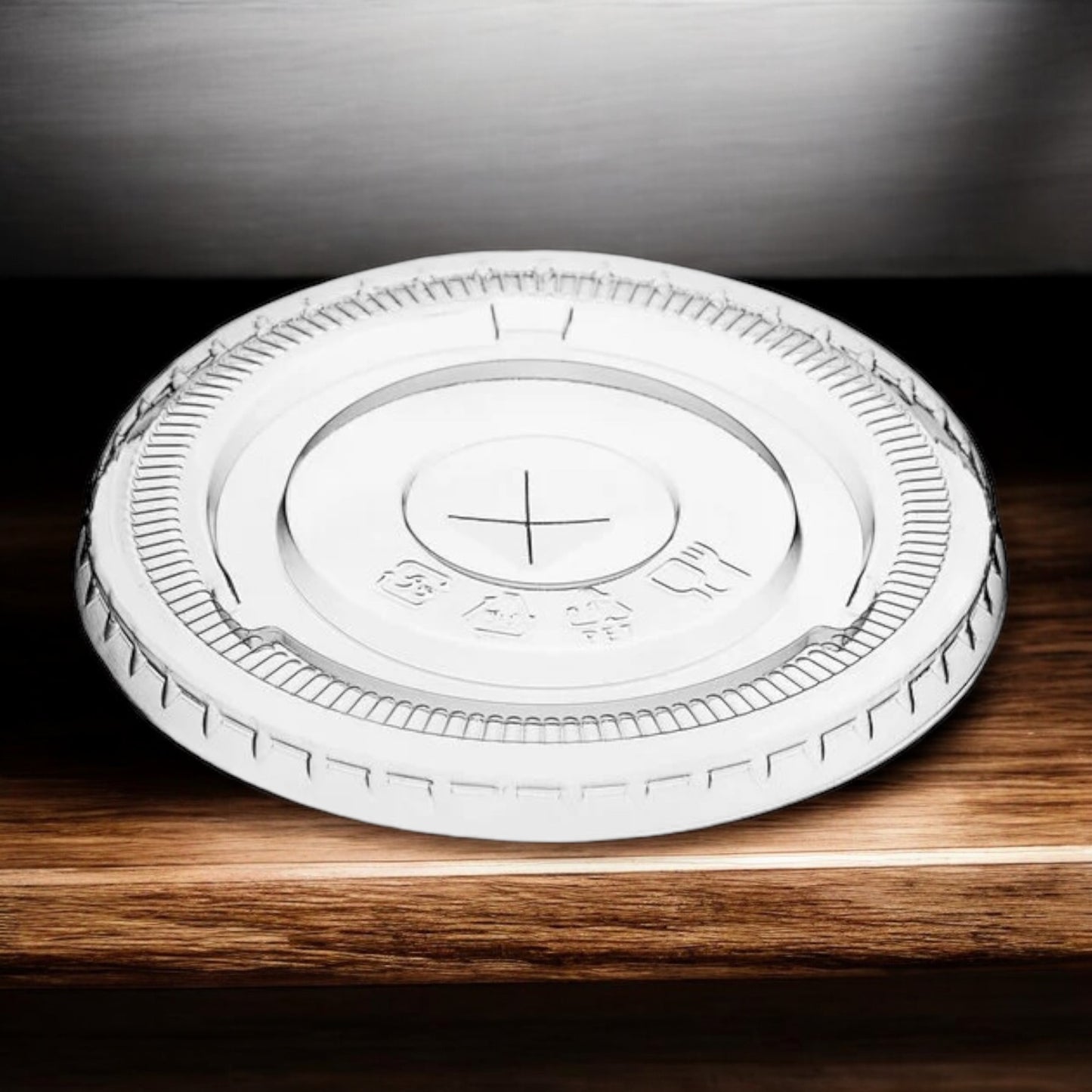 CLEAR FLAT LID 12OZ-24OZ CASE