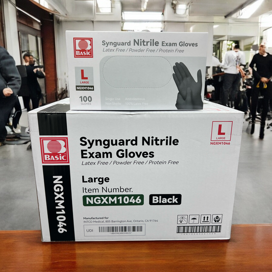 GLOVES BLACK NITRILE (LARGE) FULL CASE