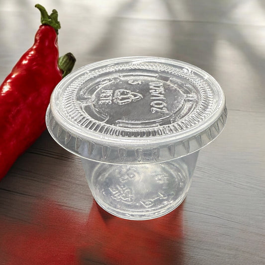PORTION CUP LID TALL .75oz-1oz