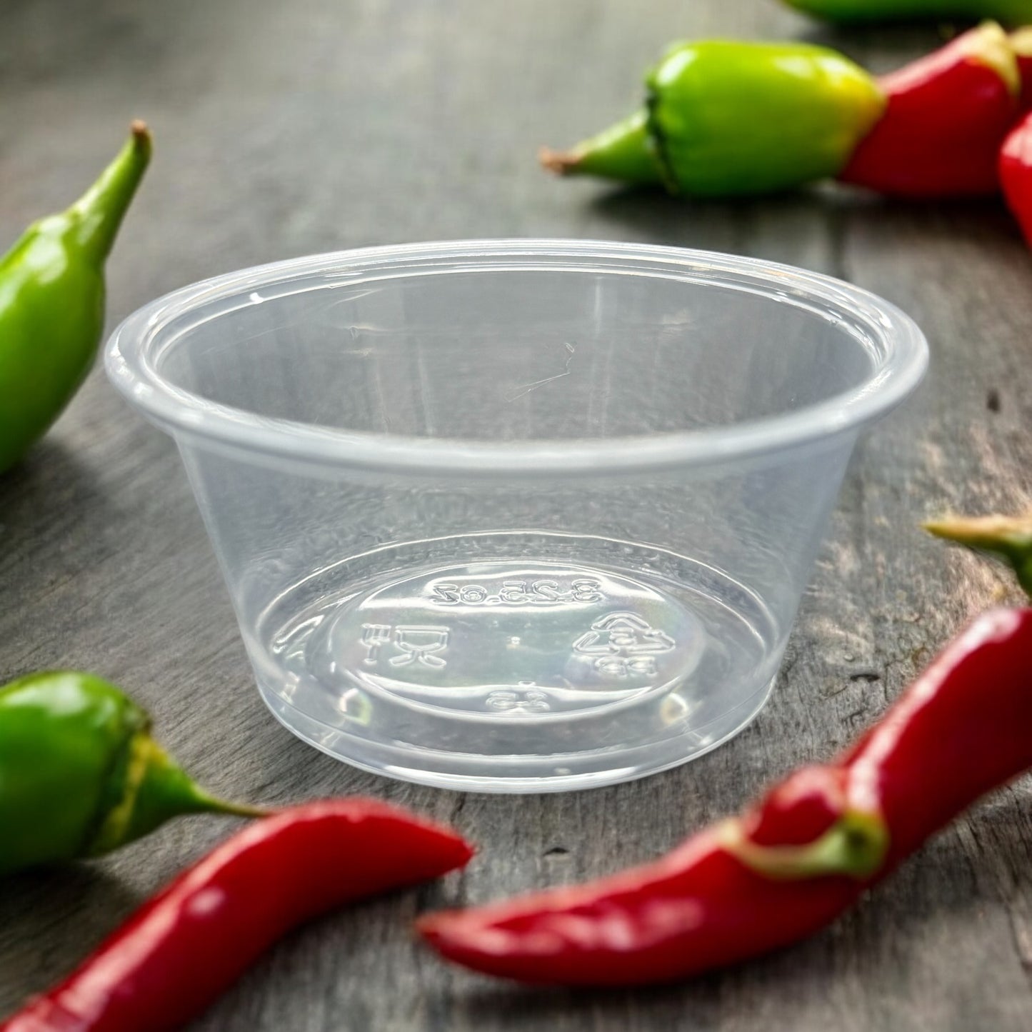 PORTION CUP 3.25oz CLEAR CASE