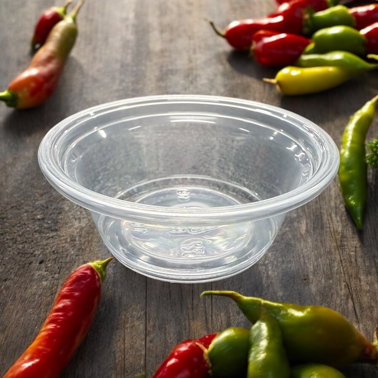 PORTION CUP SQUAT  1oz CLEAR CASE