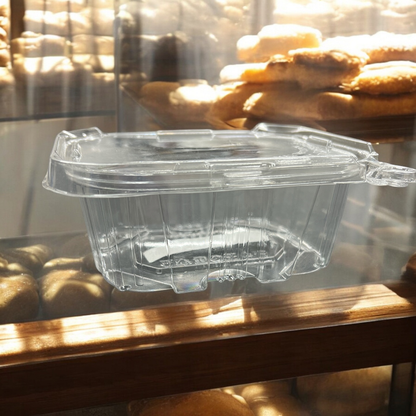 TAMPER 16OZ CLEAR PET CONTAINER