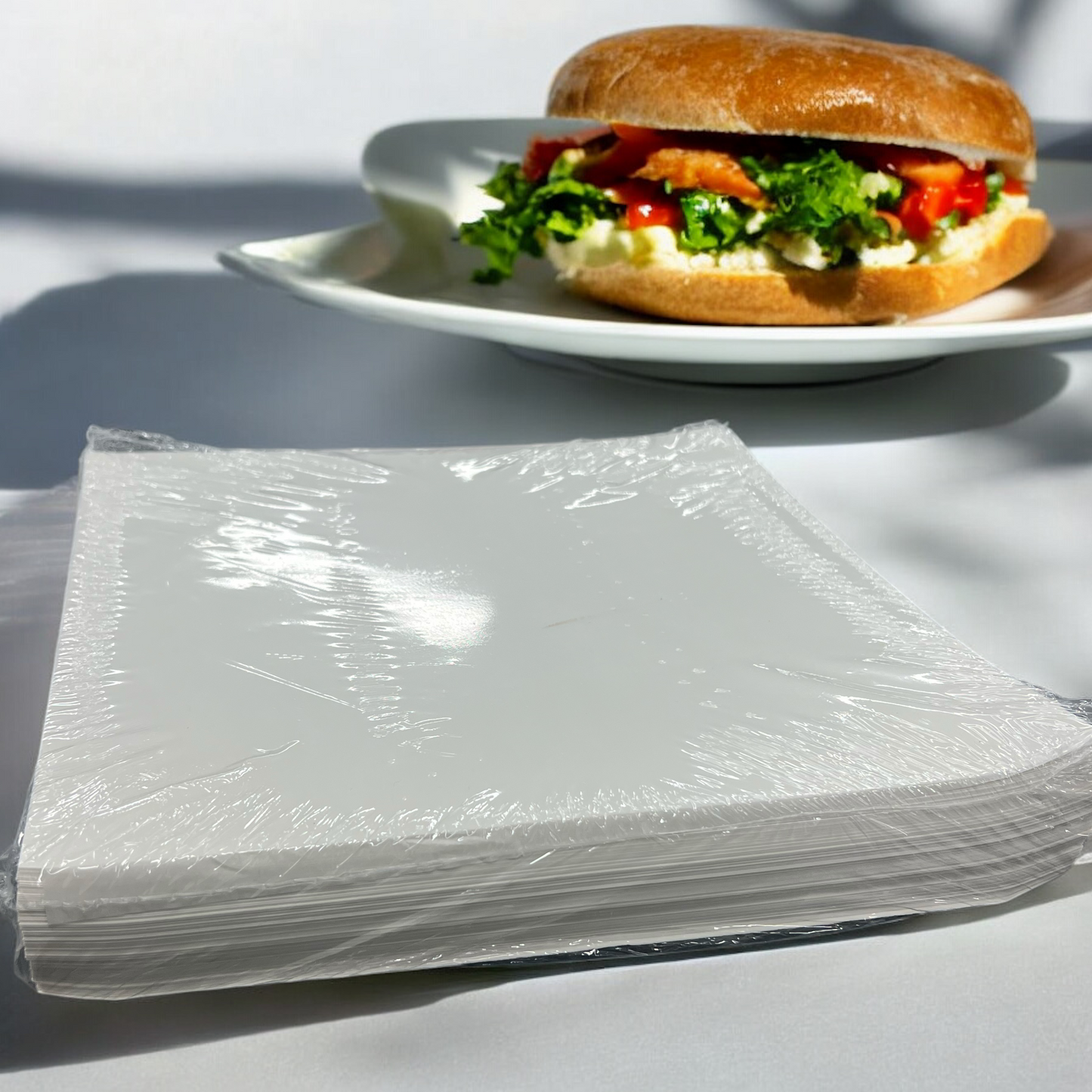 DELI WRAP 12"X 12" WHITE