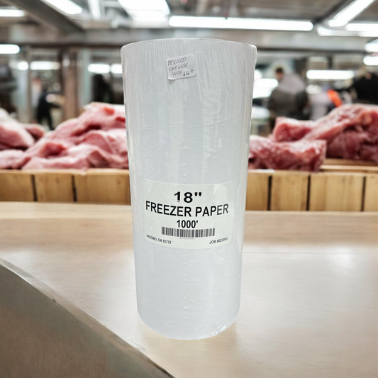 FREEZER PAPER 18"X1000' WHITE