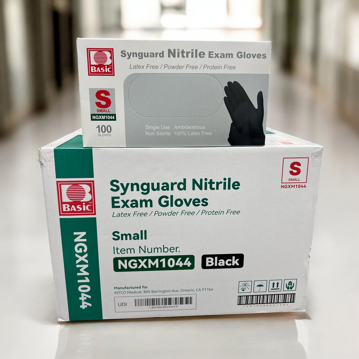 GLOVES BLACK NITRILE (SMALL) FULL CASE