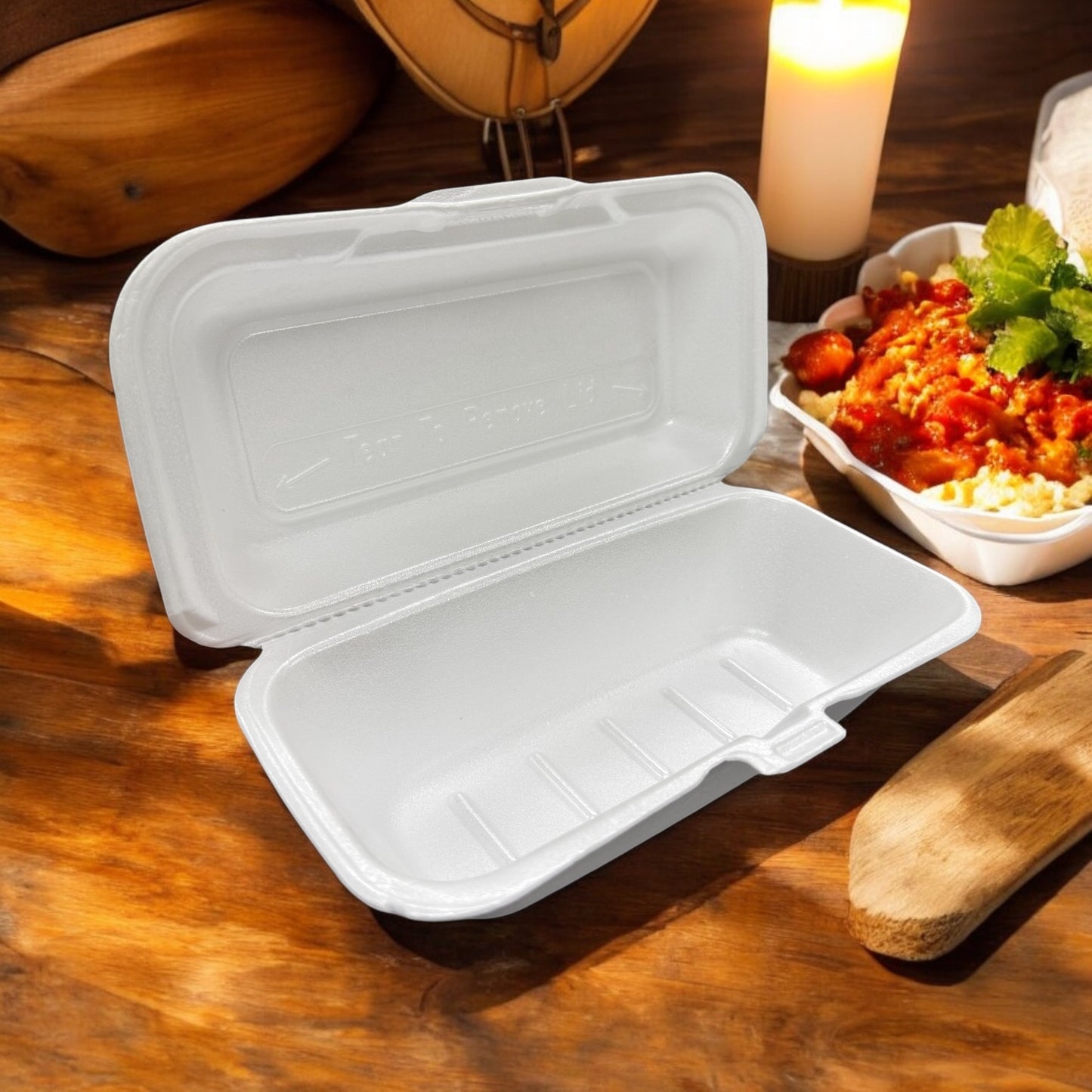 FOAM LARGE HOAGIE CONTAINER