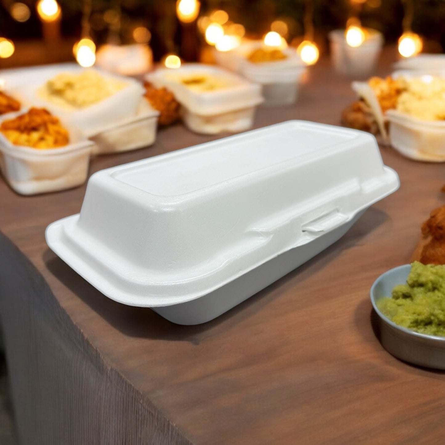 FOAM LARGE HOAGIE CONTAINER