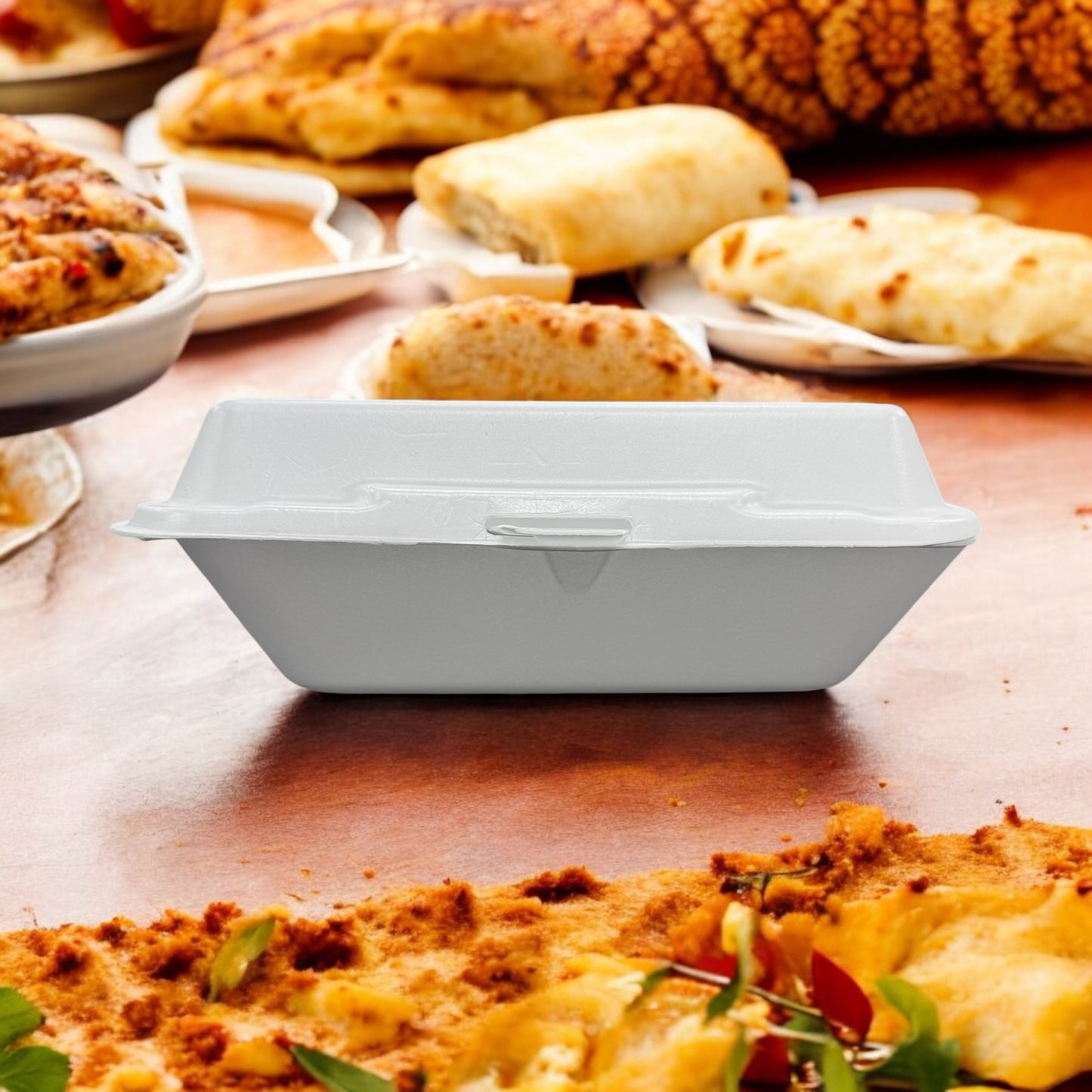FOAM LARGE HOAGIE CONTAINER