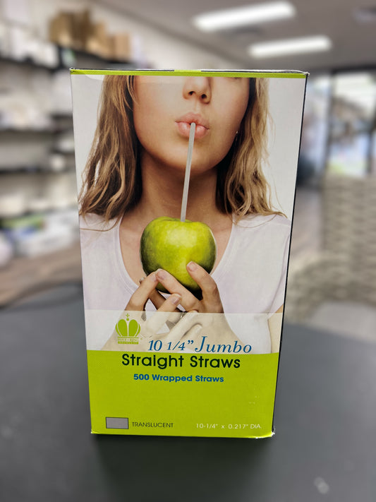 STRAW  CLEAR 10.25"