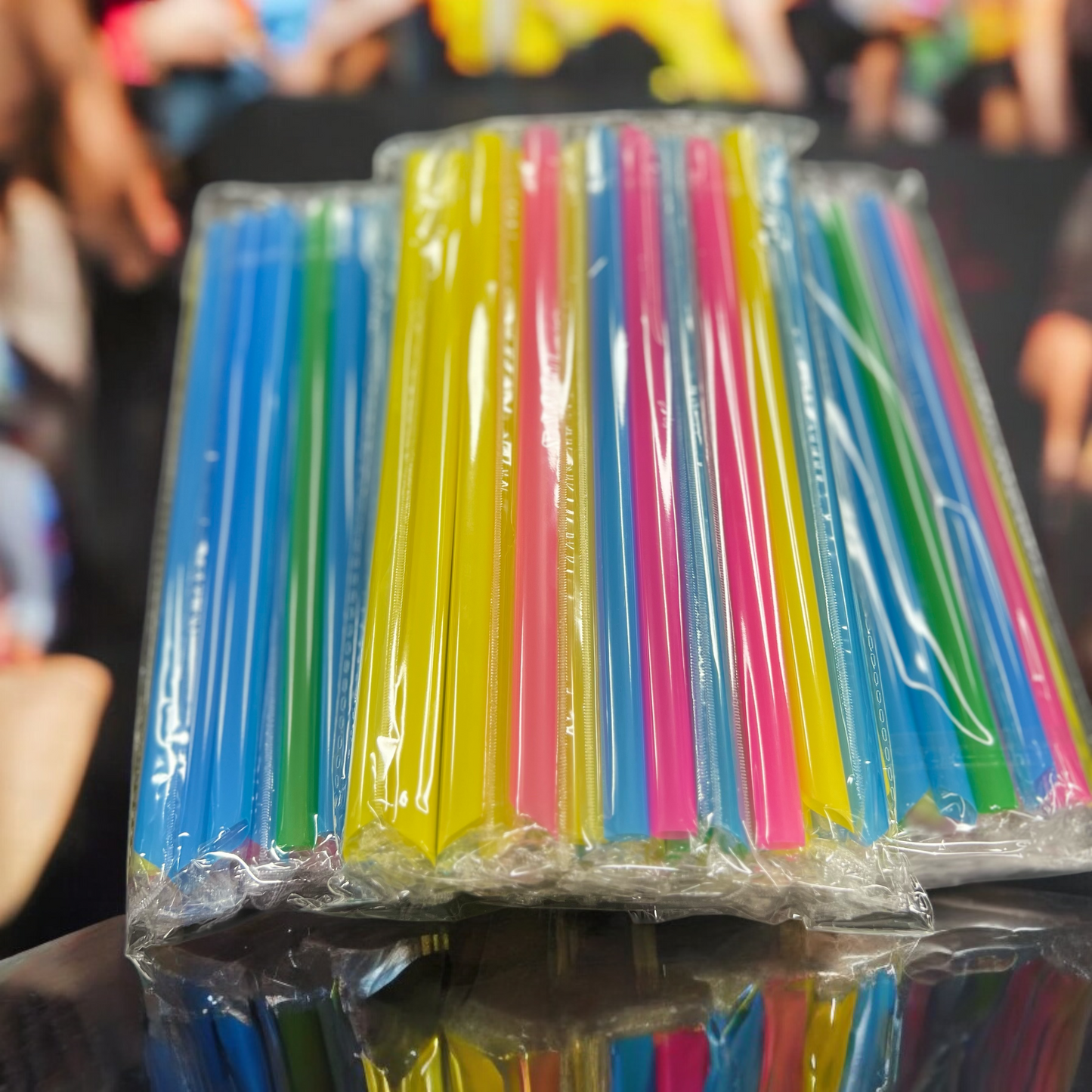 STRAWS (BOBA) MULTI COLOR 9"