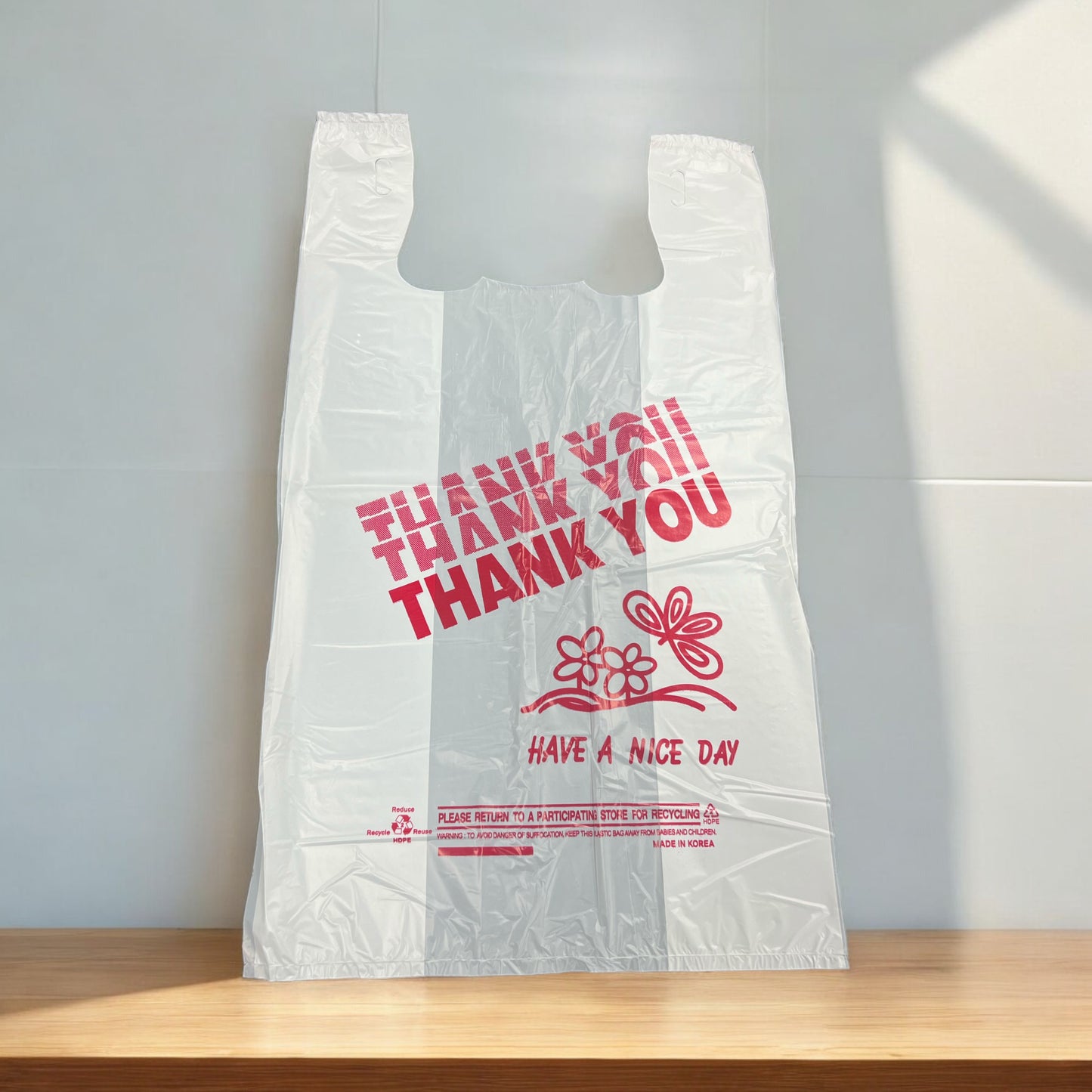 T SHIRT BAG 12"  400/PCS