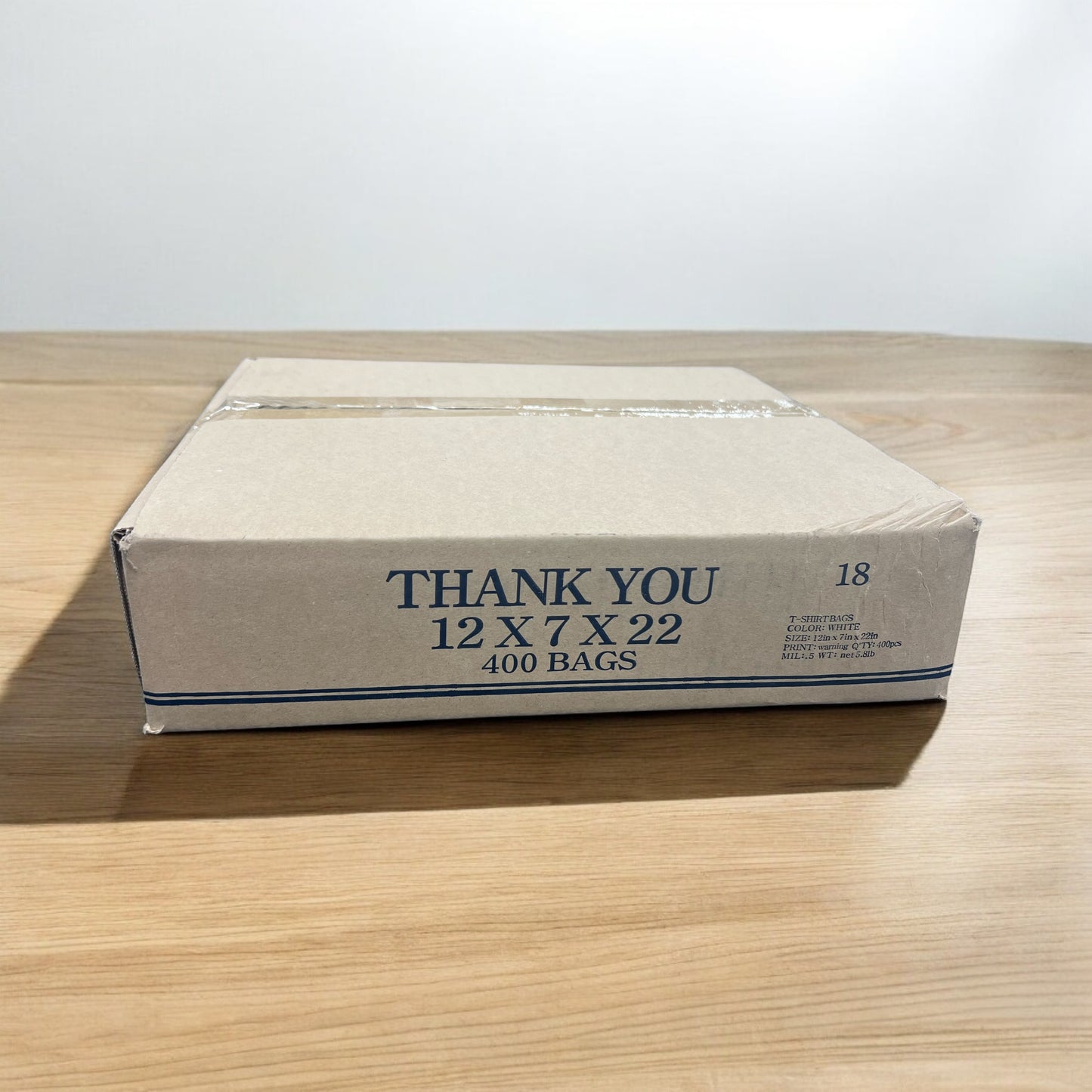 T SHIRT BAG 12"  400/PCS
